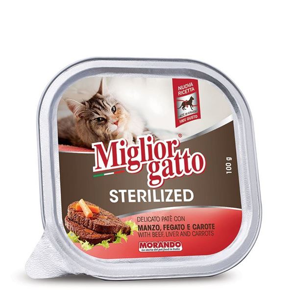 Picture of MIGLIOR GATTO STERIL.VASCH 100 MANZO