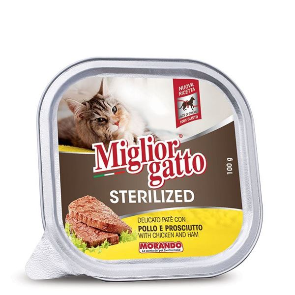 Picture of MIGLIOR GATTO STERIL.VASCH 100 POLLO