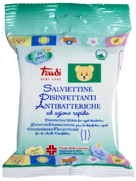 Immagine di TRUDI SALVIETTE BABY CARE DISINFETTANTI 20 PEZZI