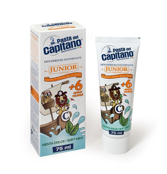 Picture of PASTA DEL CAPITANO JUNIOR TOOTHPASTE (+6 YEARS) 75 ML