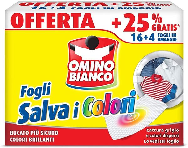 Picture of OMINO BIANCO SALVACOLORI 16+4 FOGLIETTI