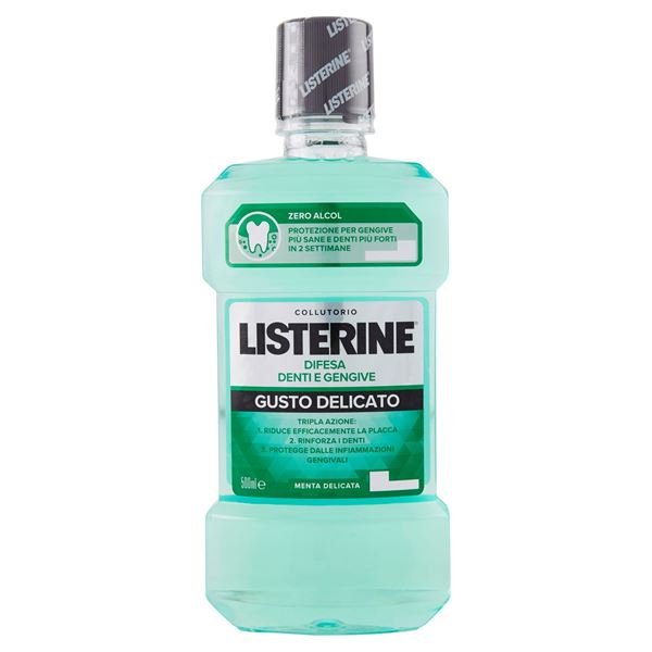 Picture of LISTERINE COLLUT DENTI GENGIVE GUSTO DELICATO 500 ML