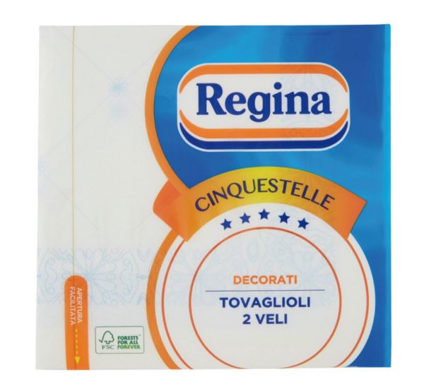 regina tovaglioli cinque stelle