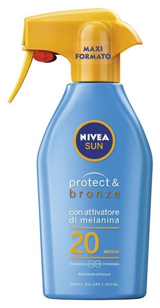 Picture of NIVEA SUN MILK PROTECT & BRONZE SPRAY SPF 20 270 ML