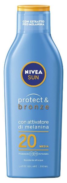 Immagine di NIVEA LATTE SOLARE PROTECT & BRONZE SPF 20 200 ML