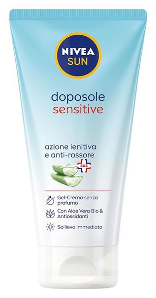 Picture of NIVEA SENSITIVE AFTER SUN CREAM GEL IN TUBE 175 ML