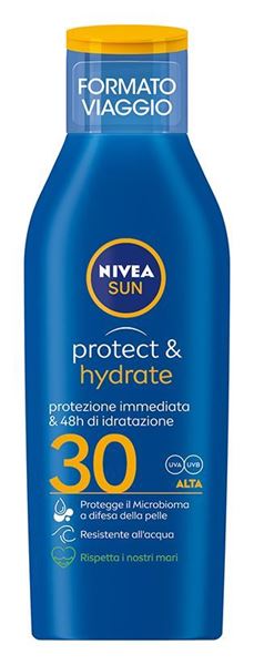 Immagine di NIVEA LATTE SOLARE  PROTECT & HYDRATE SPF 30 FORMATO VIAGGIO 100 ML