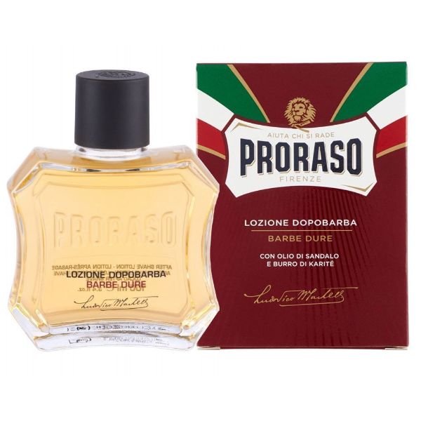 Proraso lozione dopobarba per barbe dure rosso da 100 ml