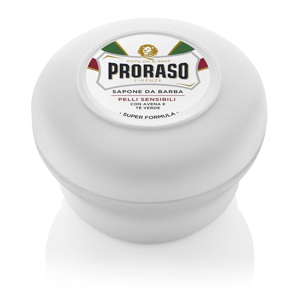 Proraso sapone da barba ciotola bianca da 150 ml