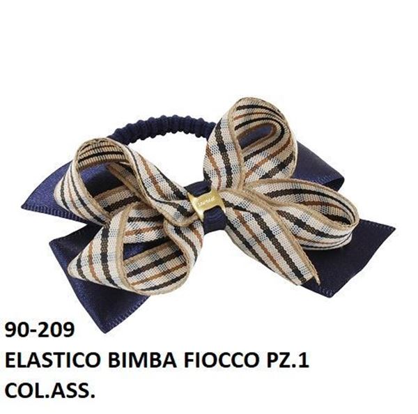 Immagine di ELASTICO FIOCCO TARTAN PZ 5 90-209