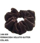 Immagine di FERMACODA VELLUTO GLITTER DEMI NERO 148-309