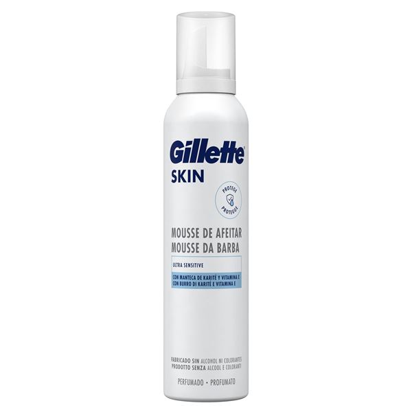 gillette skin mousse barba