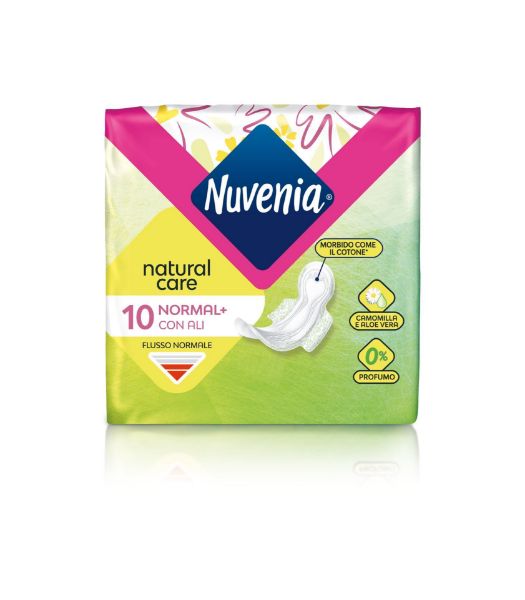 Nuvenia assorbenti Normal con ali natural care x 10