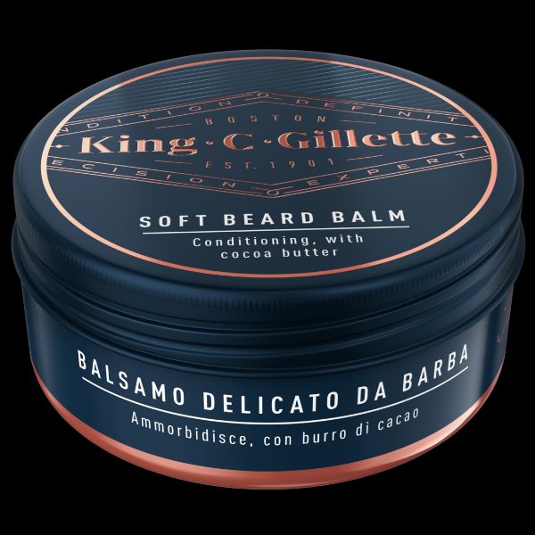 Gillette King balsamo barba vasetto da 100 ml