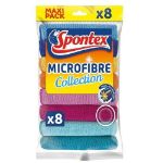 Picture of SPONTEX 8 PANNI MICROFIBRA 30X30