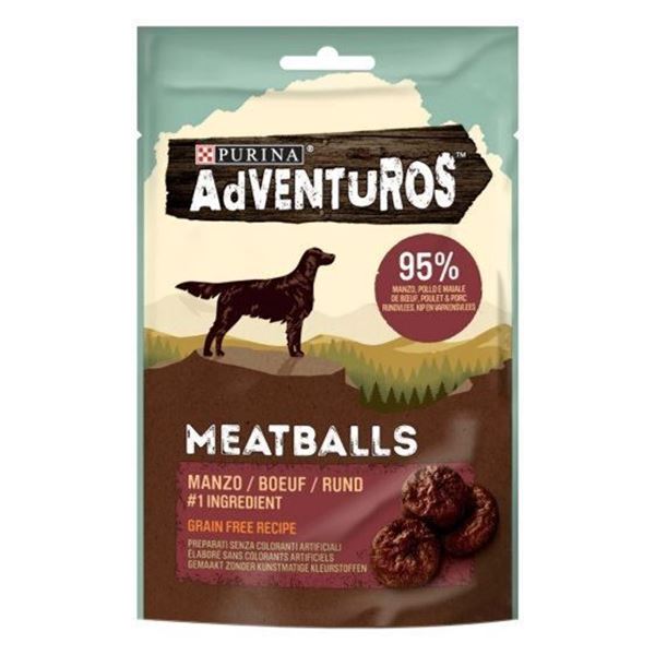 Immagine di ADVENTUROS HIGH MEAT 70G MEATBALLS Nº1 INGREDIENTE MANZO