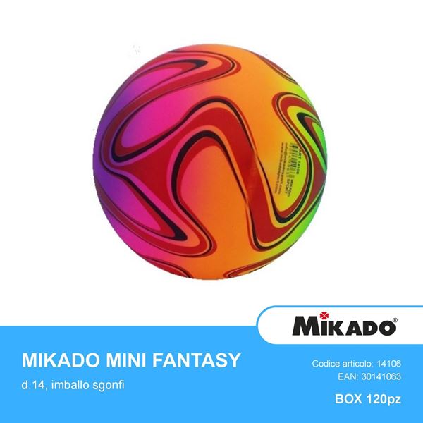 Picture of MIKADO RAINBOW SOCCER BALL DIAMETER 23 