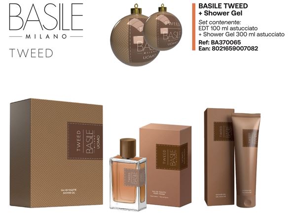 Immagine di BASILE UOMO TWEED CONF EDT 100 + DOCCIA 300