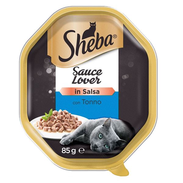 Immagine di SHEBA PATE' SAUCE LOVER TONNO VASCH  GR.85