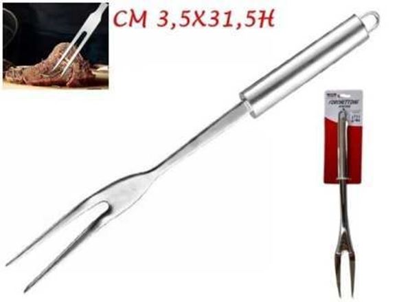 Immagine di FORCHETTONE CM 31,5X3,5 ACCIAIO SONDA