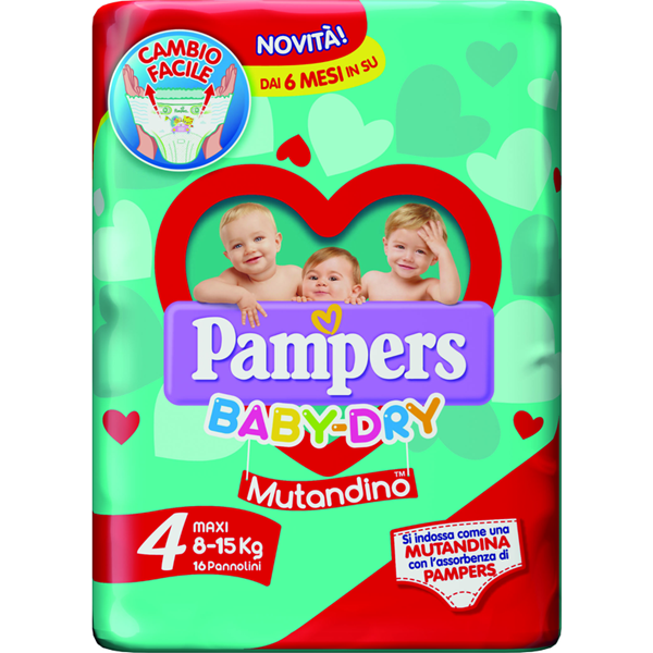 pampers mutandino