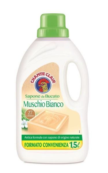 Chanteclair Sapone da Bucato Muschio Bianco 1,5 lt