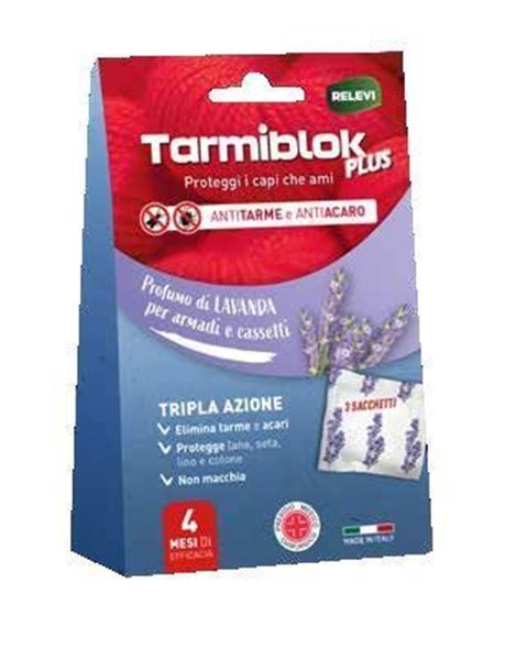 Tarmiblok Antitarmico Antiacaro 4 Sacchetti Profumati Lavanda