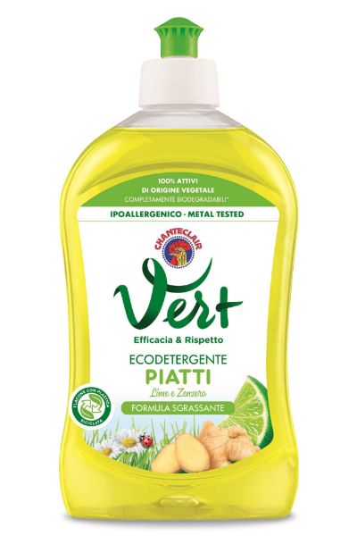 Chanteclair Ecodetergente per piatti Vert Lime e Zenzero 500 ml