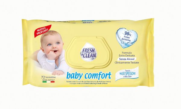 Immagine di FRESH&CLEAN SALVIETTE BABY COMFORT 72 PEZZI