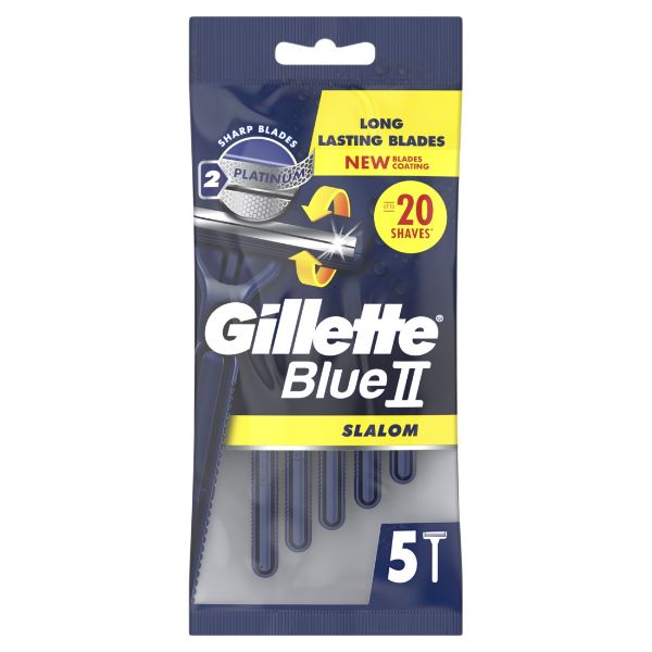 Gillette Blue II Rasoi Slalom x 5