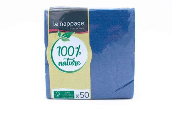 Immagine di TOVAGLIOLI NAPPAGE 24X25X50PZ BLU SCURO 71308