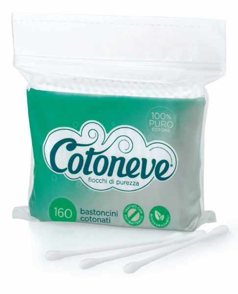 Picture of PULIORECCHIE BIODEGR. COTONEVE X 160 BUSTA