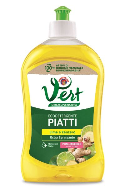 	Chanteclair Ecodetergente per piatti Vert Lime e Zenzero 500 ml