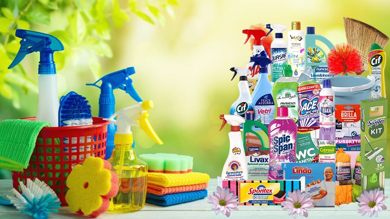prodotti pulizia primavera