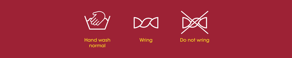 simboli lavaggio a mano